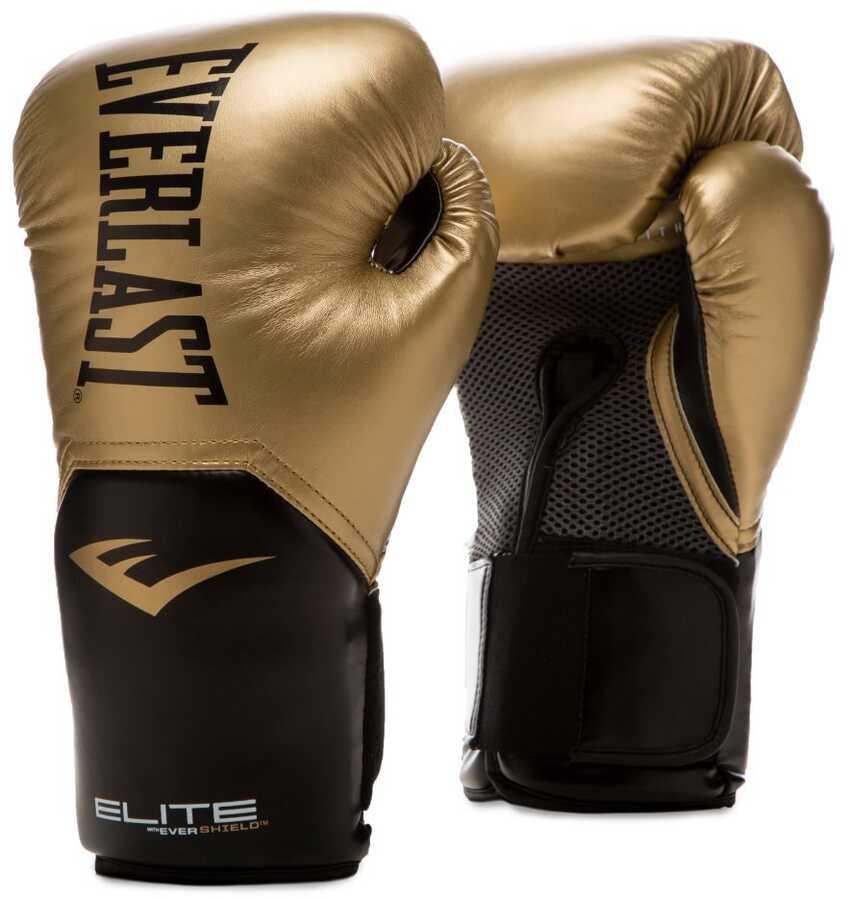Everlast Elite Training Gloves Gold  Boks Eldiveni 870290