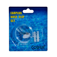 Cosfer CSFACSF (Şeffaf) Silikon Kulak ve Burun Tıkacı	