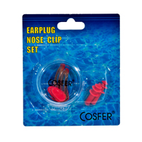 Cosfer CSFACT (Turuncu) Silikon Kulak ve Burun Tıkacı	