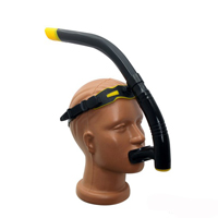 Cosfer CSFS15S (Siyah) Silikon Yetişkin Eğitim Şnorkel	