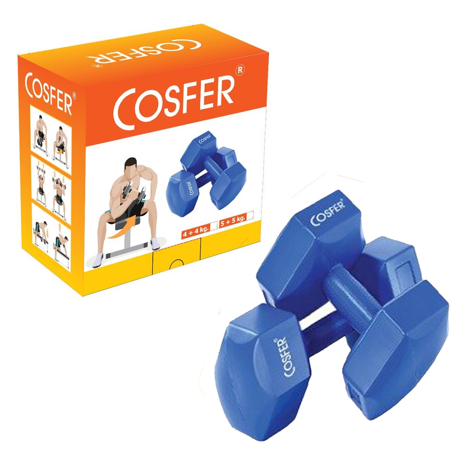 Cosfer CSF90839X2 9 Kg X 2 Adet Plastik (Cement) Dambıl