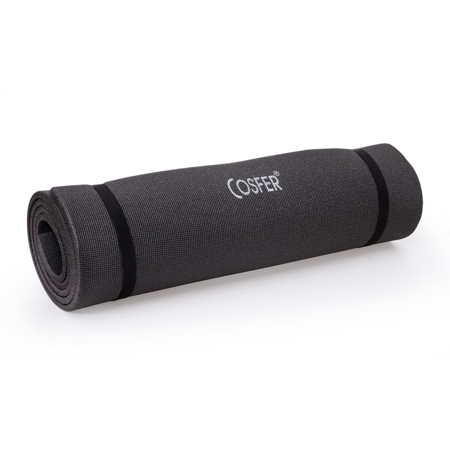 Cosfer 10 mm Pilates ve Yoga Minderi Siyah