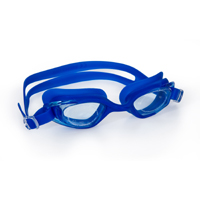 Cosfer CSFGS3M (Mavi) Silikon Yüzücü Gözlüğü Şeffaf Özel Kutuda	