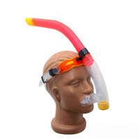 Cosfer CSFS15P (Pembe) Silikon Yetişkin Eğitim Şnorkel	